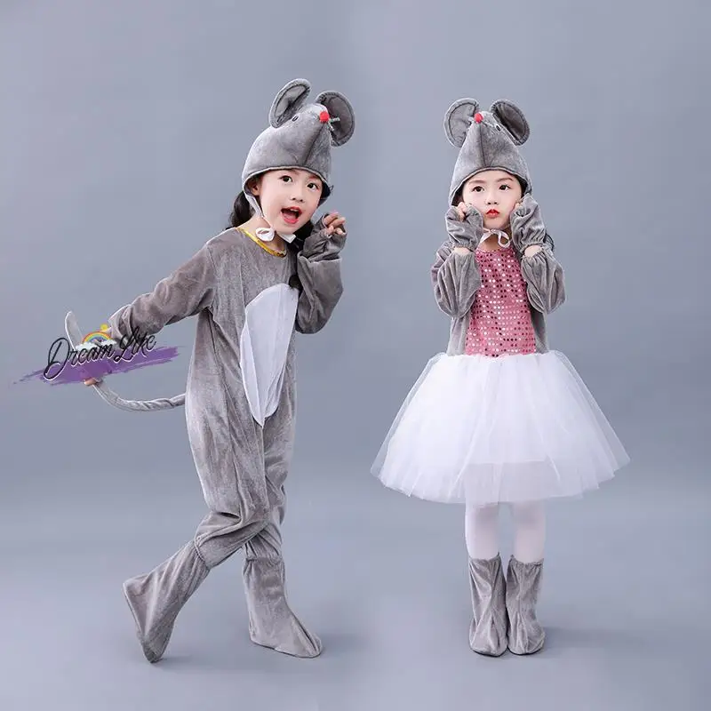 

Children's Day Mouse Costume Performance Clothes Spicy Pepper ow Animal Boys Girls Kindergarten Rabbit White Rabbit