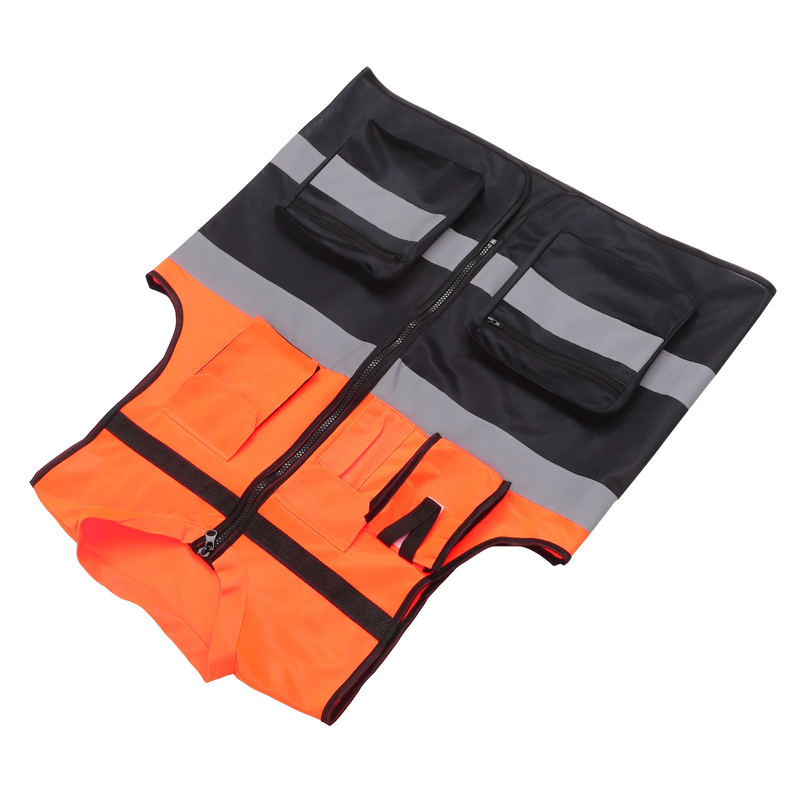 

Reflective Safety Vest High Visibility Construction Running Traffic Adult Fluorescent Stripes Lightweight Breathable