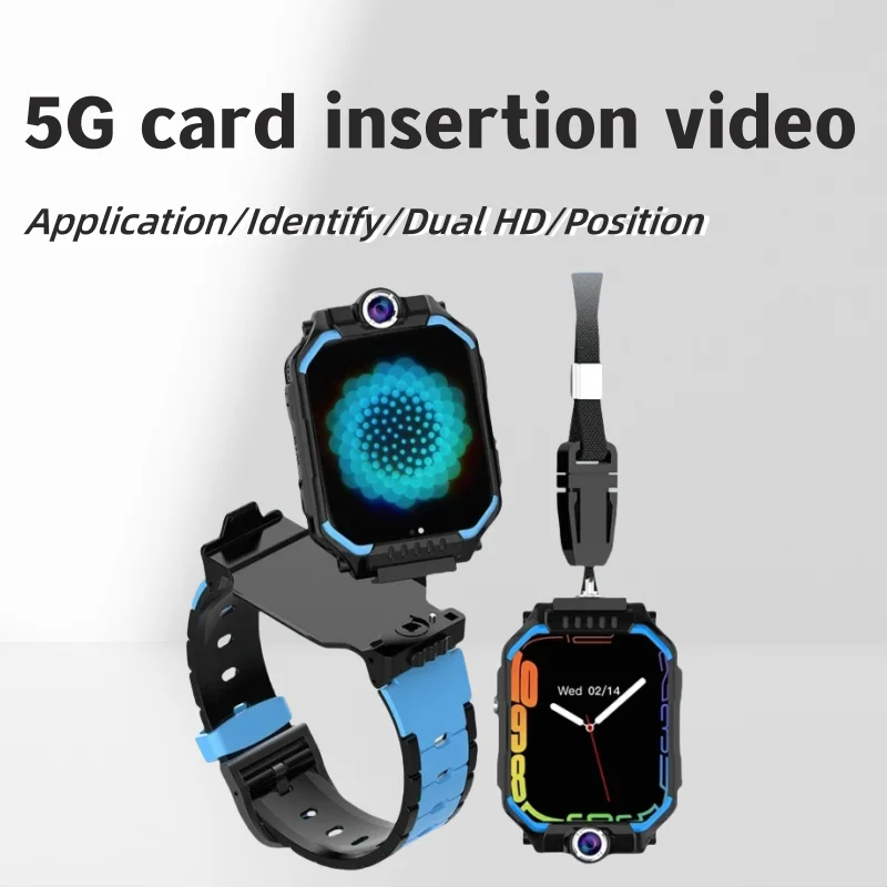 

4G мужские и женские Bluetooth-часы, видеовызов, совместимые с Android и IOS, Wi-Fi, GPS, водонепроницаемые, большое хранилище 8 ГБ + 128 ГБ