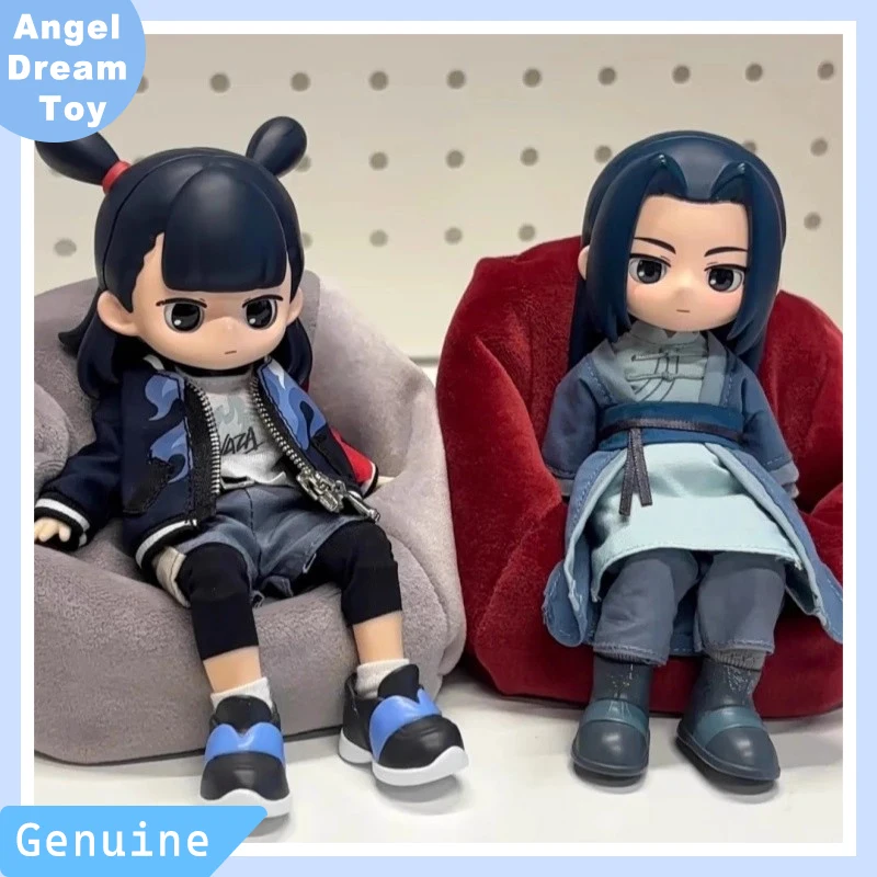 

Luo Xiaohei'S War 2, слепая коробка, 12 очков, Bjd, мобильный шарнир, орнамент из фильма, кукла ручной работы, подарок на день рождения, модная игра, ручная работа