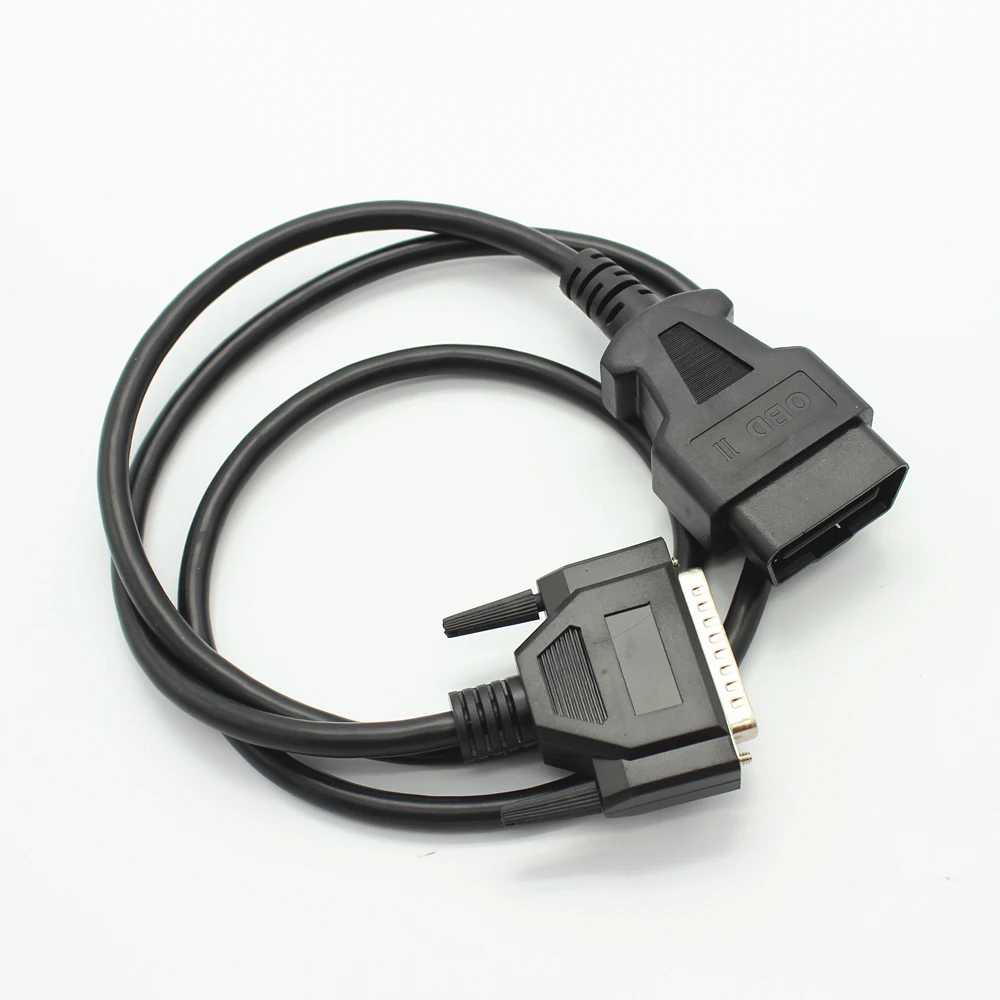 DB25 Pin OBD OBD2 16pin Cables for SBB Key Programmer V33.01/V48.99 V46.02 Car 16pin Connector for CK100 SBB Main Testing Cable