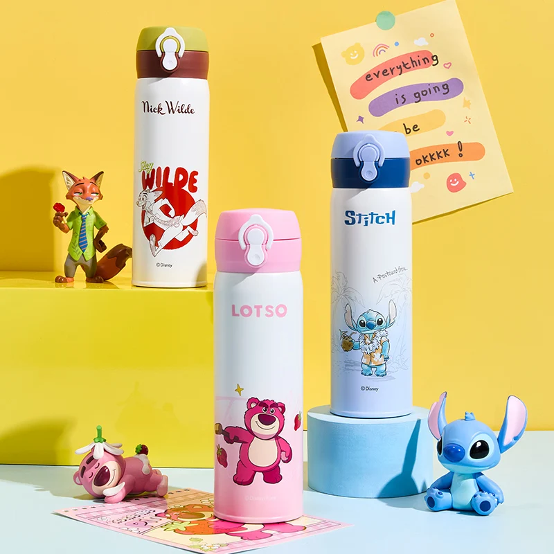 ディズニー 子供用 ストロベリー アンド ベアーズ スティービー 断熱ウォーターボトル ポータブル サースティカップ 学校専用魔法瓶