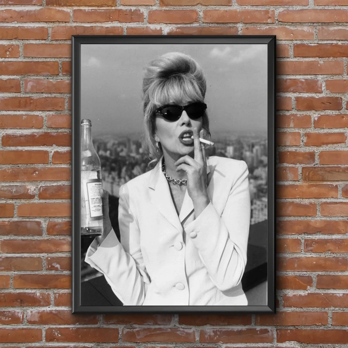 Absolutely Fabulous Patsy Stone Print Poster Canvas Print Star Actor Home Decor Wall Art (Unframed)