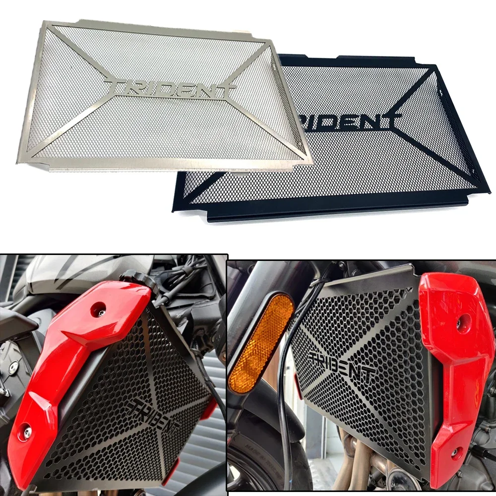 

Motorcycle Accessories Radiator Grille Guard Cover Protector For Trident 660 Trident660 2021