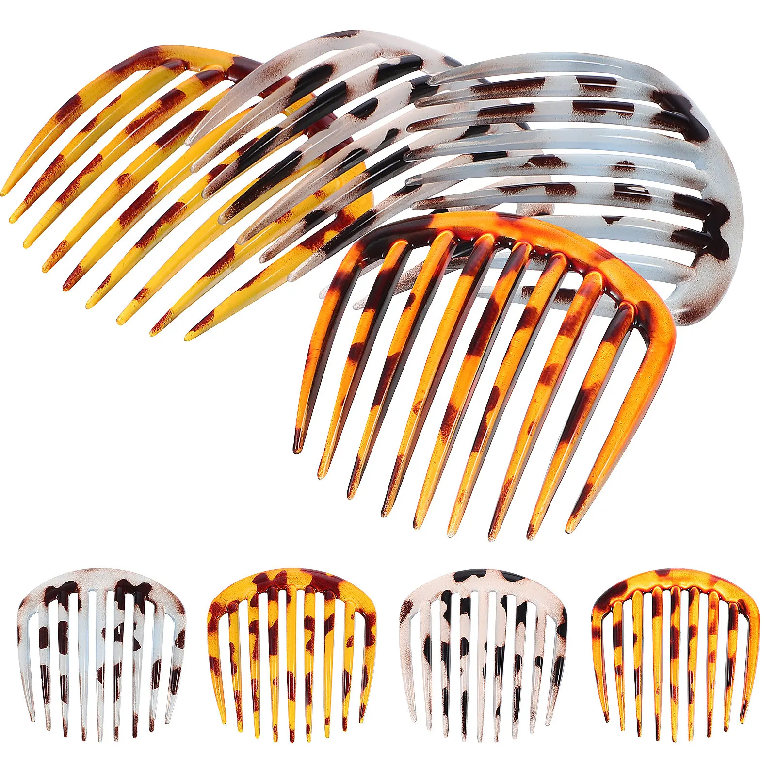 

8Pcs Side Hair Combs for Women French Design Decorative Hair Combs Accessories Perfect Gift for Birthday Valentine's Day Wedding