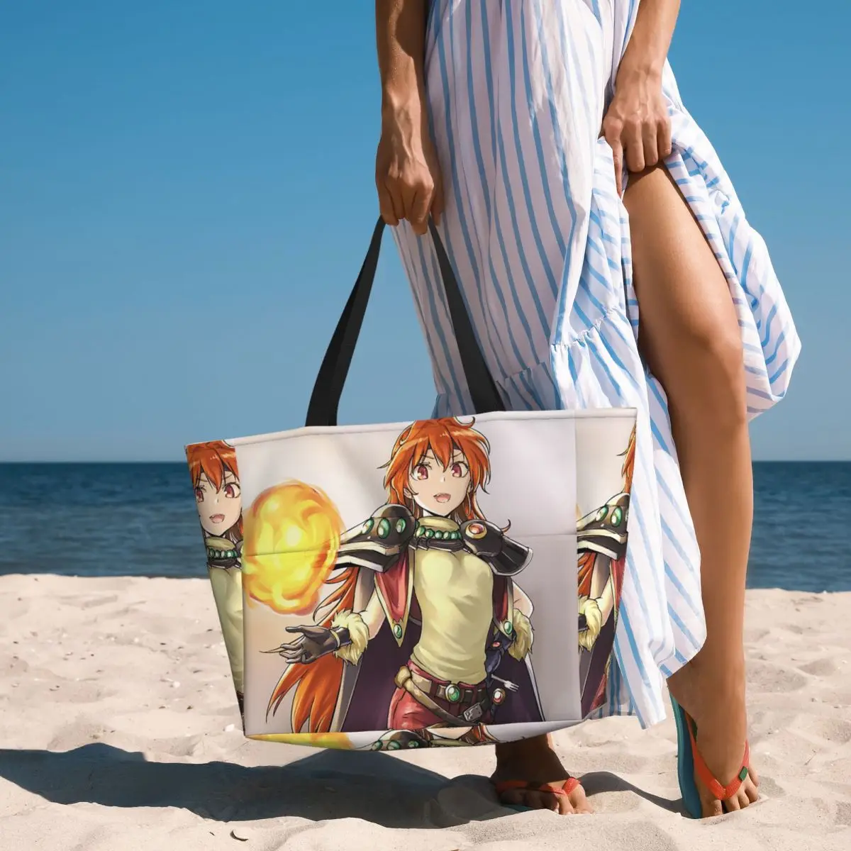 

Lina Inverse (1) Beach Tote Bag Sport Gym Yoga Duffle Large Tote Bag Women Travel Bag Fitness bag