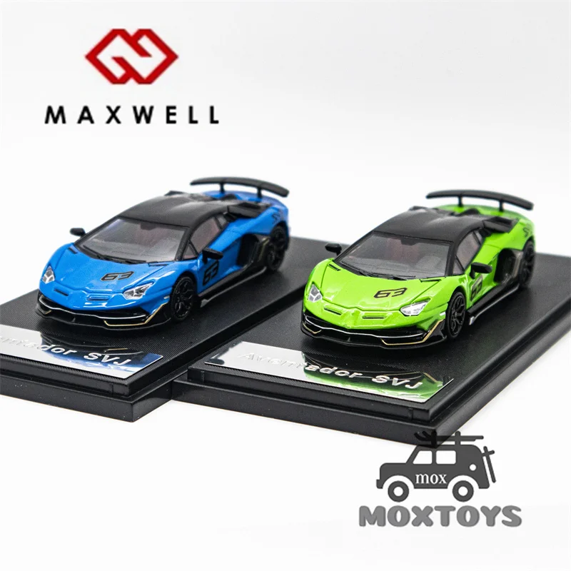 Maxwell 1:64 Aventador svj63 Pearlescent Limited399 Diecast Model Car