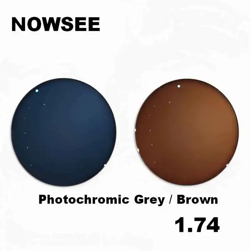 

Фотохромные линзы из полимерной смолы с высоким индексом преломления 1.74, ультратонкие, асферические, меняющие цвет, для наружного применения, оптические, с диоптриями, для одноплановой коррекции зрения