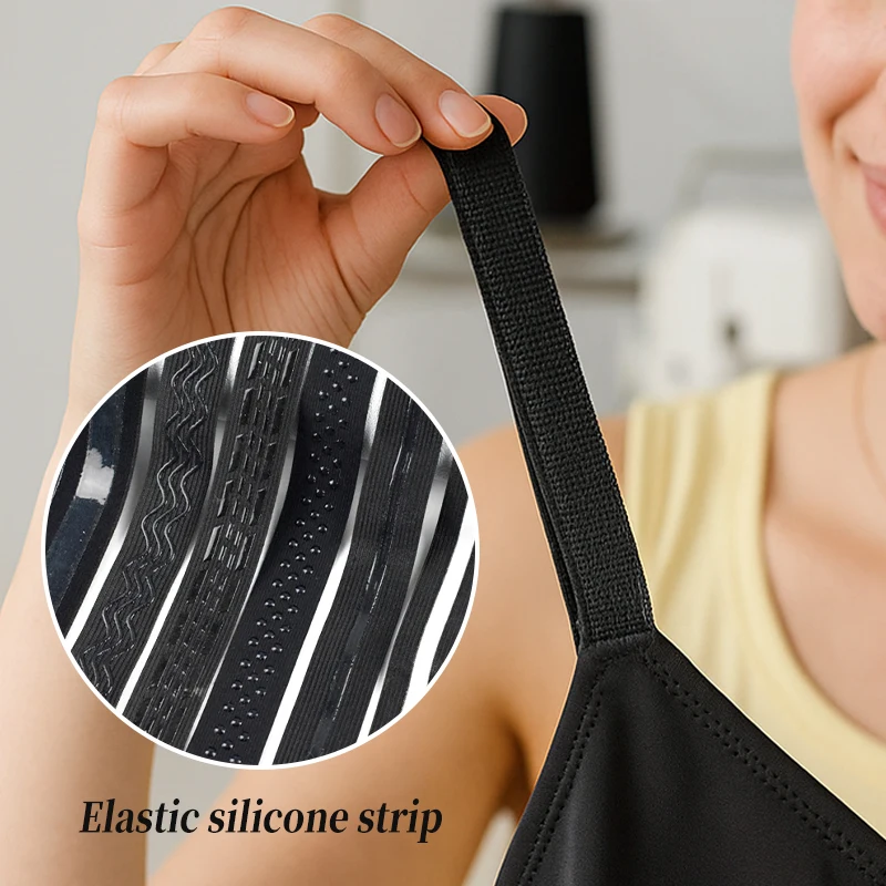 

2/5M 10-50mm Non-Slip Silicone Elastic Bands Underwear Shoulder Stretch Tape Pants Waist Rubber Ribbon DIY Sewing Accessories
