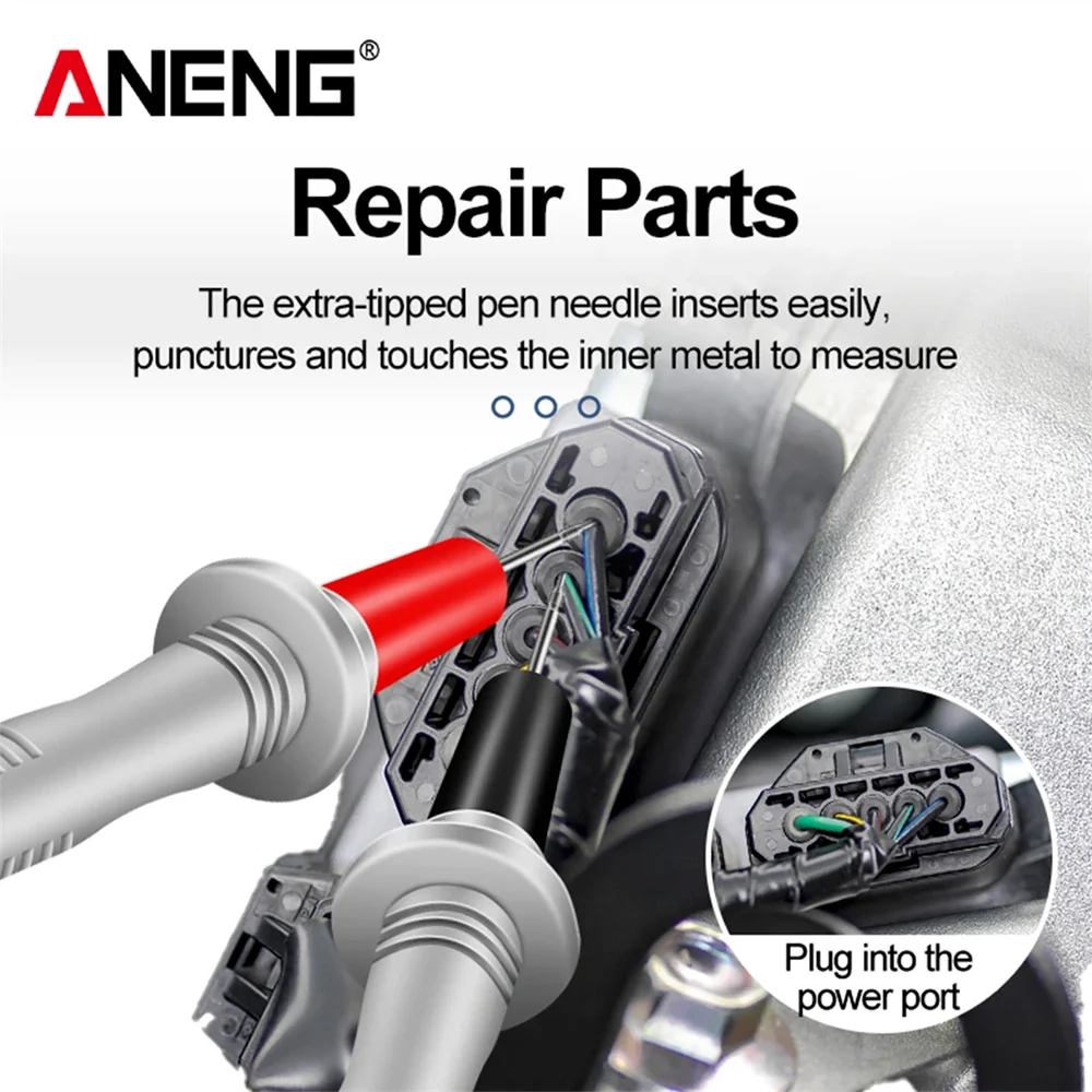 ANENG PT2009/2010 20A 1000V 테스터 리드 멀티미터 프로브 스프링 와이어 펜 케이블 전기 도구 디지털 멀티미터용 범용