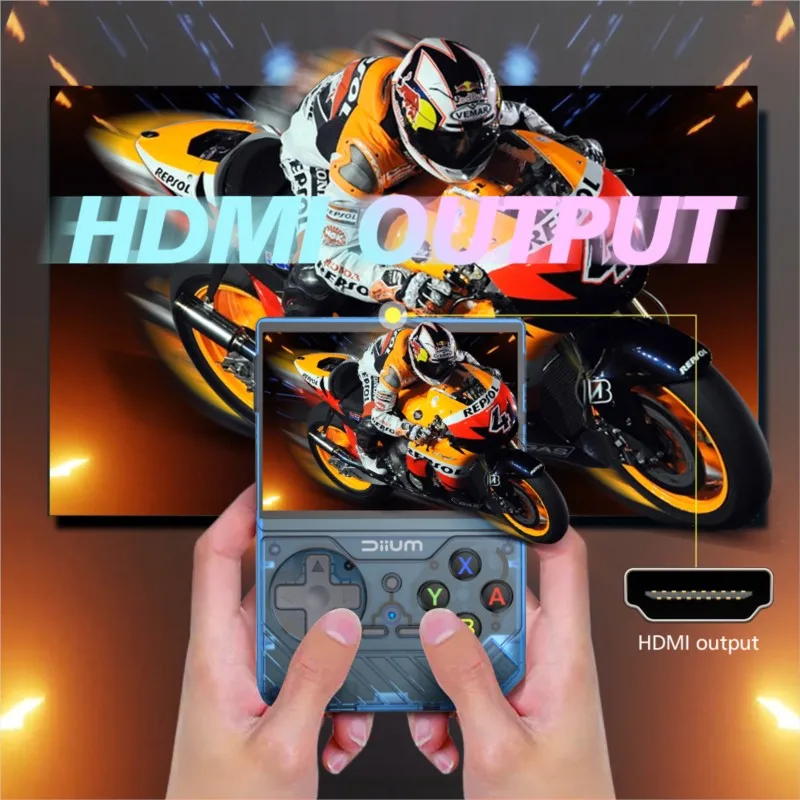 New Open-source Handheld Game Console Portable Retro Arcade Game Nostalgic 3D Dual System Handheld Device New 2026 Dropshipping