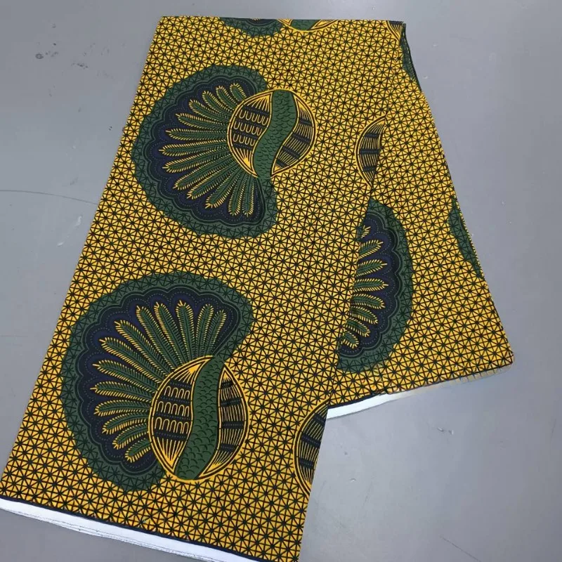 2023 New Ankara Wax Fabric African Real Nigerian Wax Print Fabric High Quality 100% Cotton Ghana Style Fabric For Women Pagne