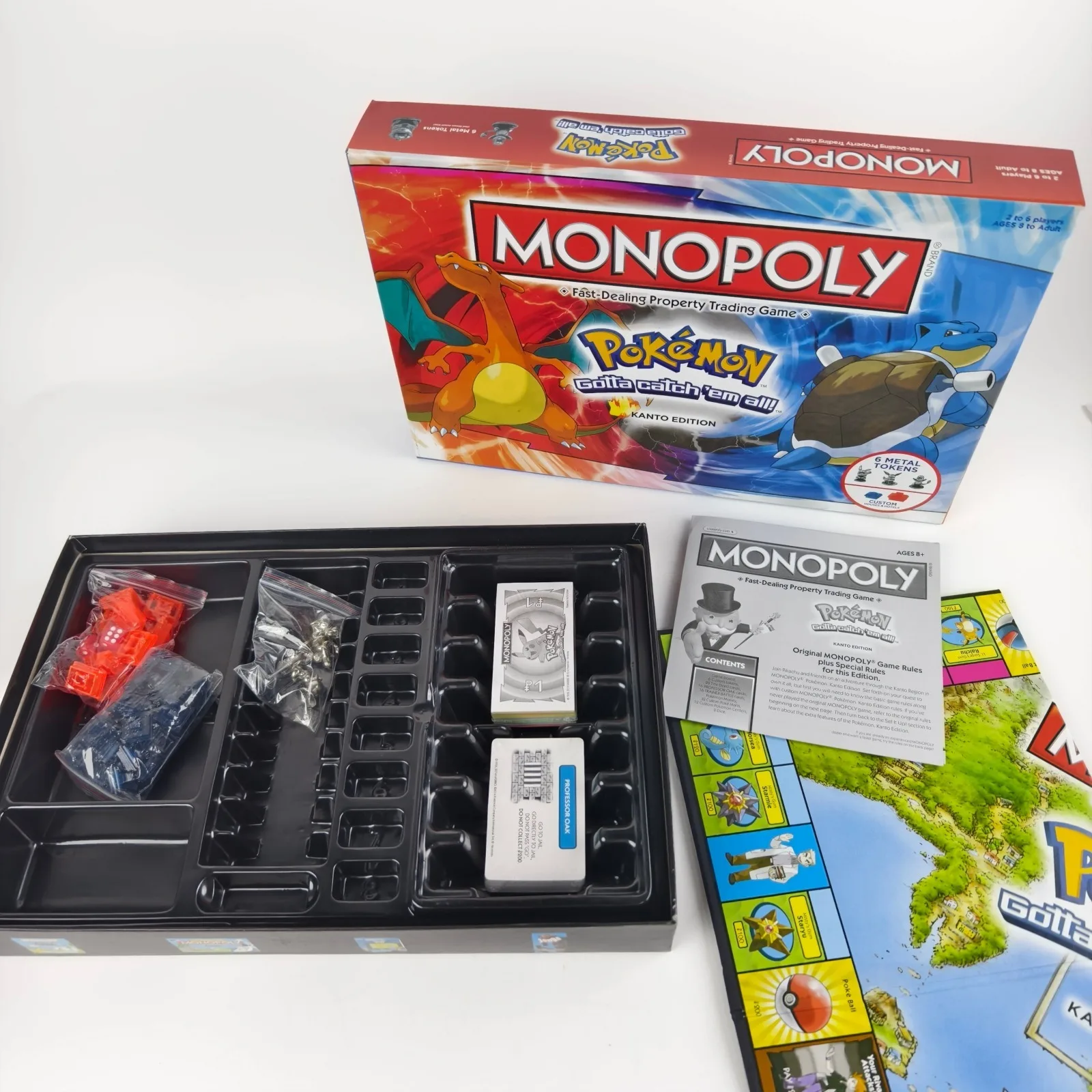 Newest English Version Pokemon Pikachu Monopoly Real Estate for adults and children 2-6 people party birthday Game kid Gifts