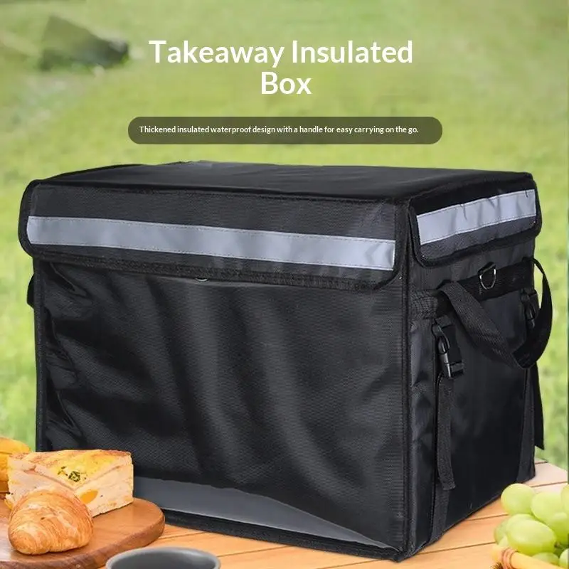 Thick Waterproof Insulated Delivery Bag for Shippers, 22L/32L Large Capacity with Shoulder Strap Included