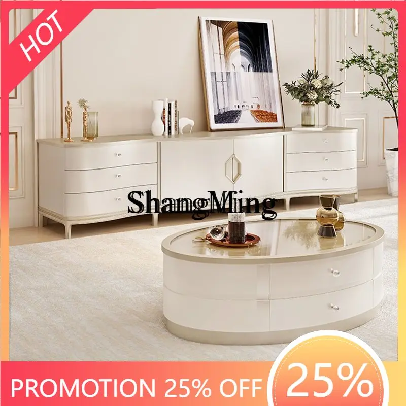 

FG красивый напольный шкаф для квартиры, высокий шкаф для телевизора, светильник, роскошный шкаф для телевизора, журнальный столик, современная простая гостиная, маленькая