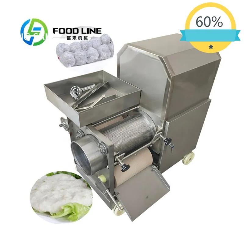 Industrial Fish Picker Deboner Sea Food Meat Extract Machine Large Capacity Fish Meat Picking Bone Removal Machine