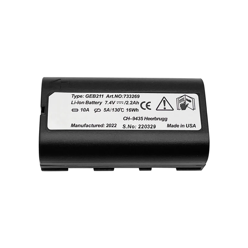 

GEB211 Li-Ion Battery For RX900 & RX1200 Series Controllers,ATX900 & 1230 Antennas ,Builder and Flexline Total Stations