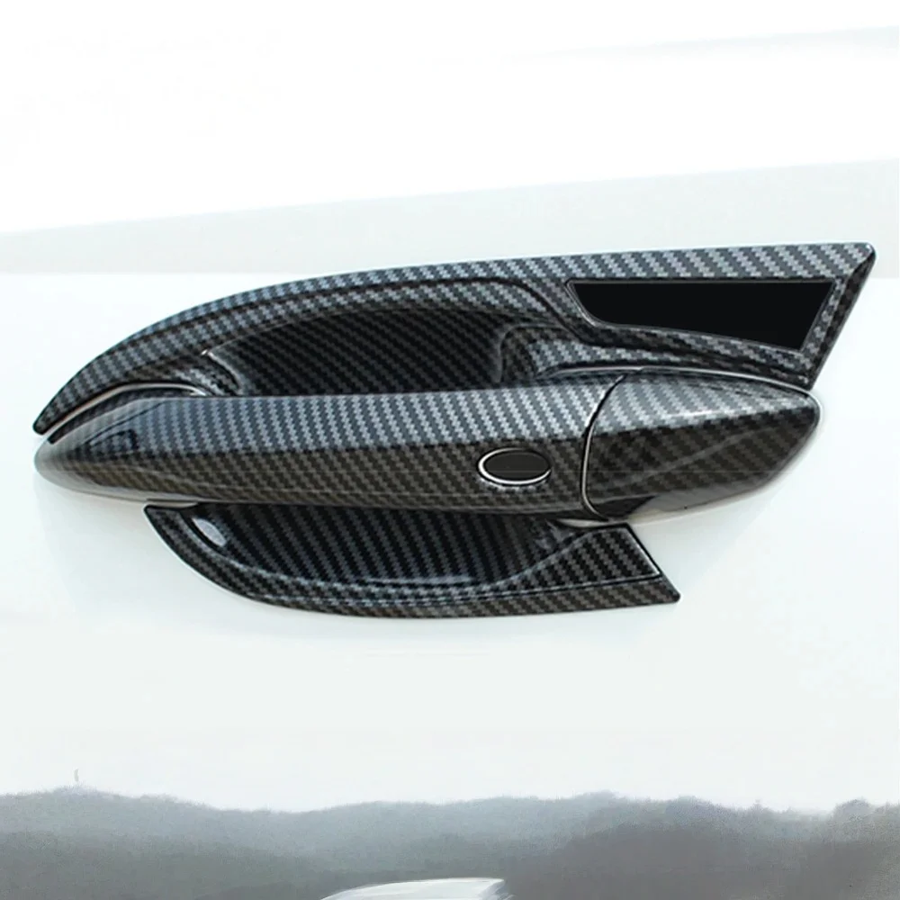 Door Handle Bowl Cover For Hyundai Tucson NX4 2021-2024 Hybrid N Line ABS Car Trim Stickers Decoration Accessories