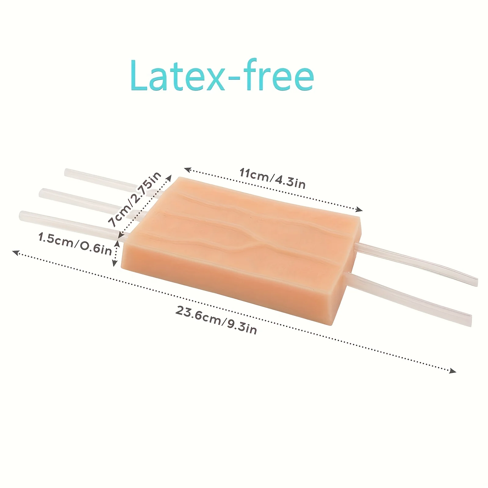 Each Individually Packaged Silicone Suture Pad for Training Injectable Practice Pads-Realistic Human Vascular Tissue Models