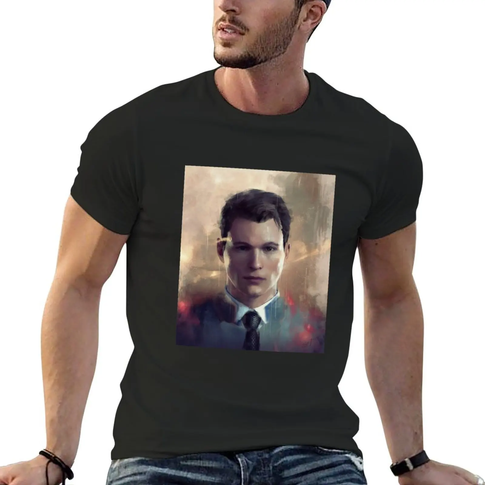 Connor T-Shirt graphic tee shirt kawaii clothes summer tops man clothes t shirts for men cotton