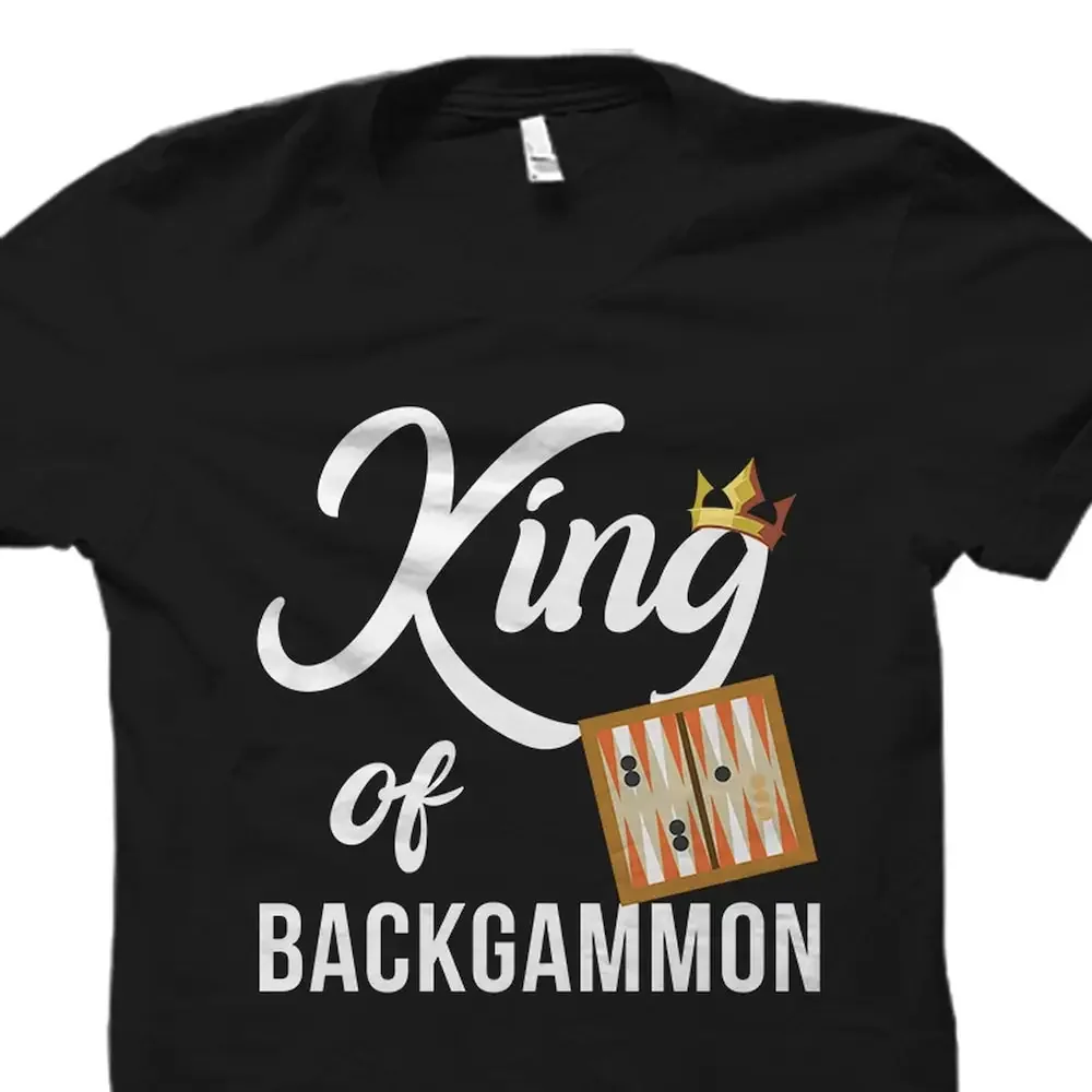 Backgammon King T Shirt Lover Player Os2742