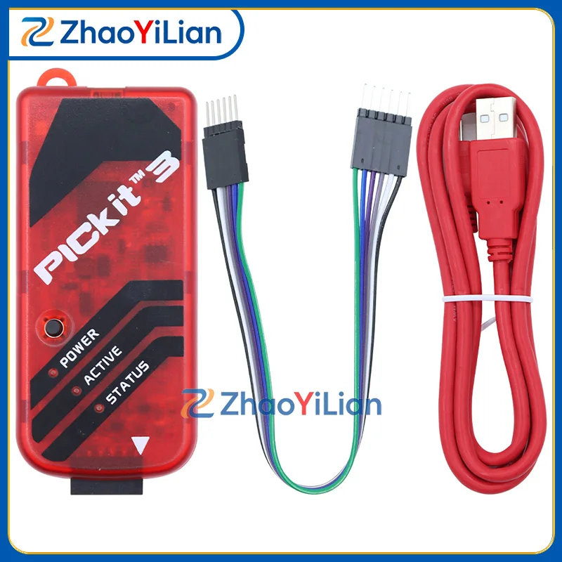 PICkit3 MPLAB Development Tool For PIC Flash MCU Programming And Debugging