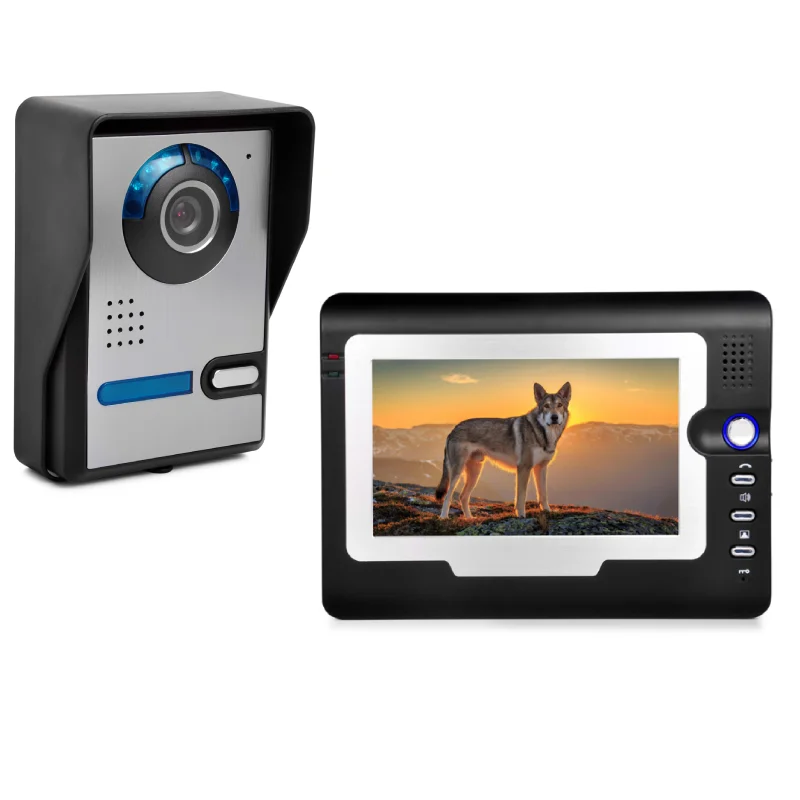 SmartYIBA Video Intercom Smart Home Security Protection System 7 Inch Screen Doorphone Night Vision Home Bell Doorbell for Villa