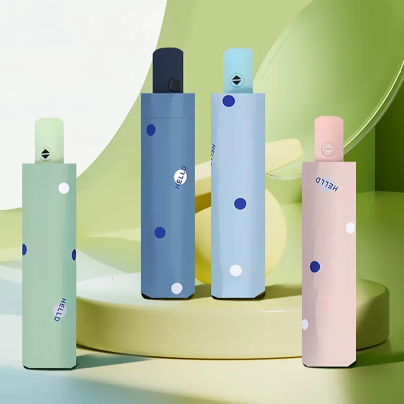 자외선 차단 비닐 우산, 클래식 물방울 무늬, 자외선 차단, 자동 우산