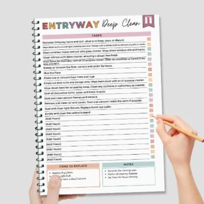 Lista de tareas borrables para niños y adultos, tableros de planificación, hojas de limpieza, herramientas para TDAH y horarios visuales.