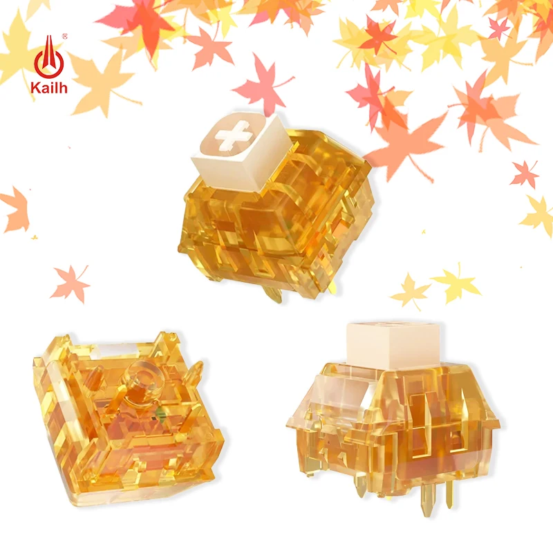 

Kailh Box Pro Autumn Keyboard Switch 5pins Mechanical Switches RGB POM 20mm Double Spring IP54 Clicky Feel Custom Gamer