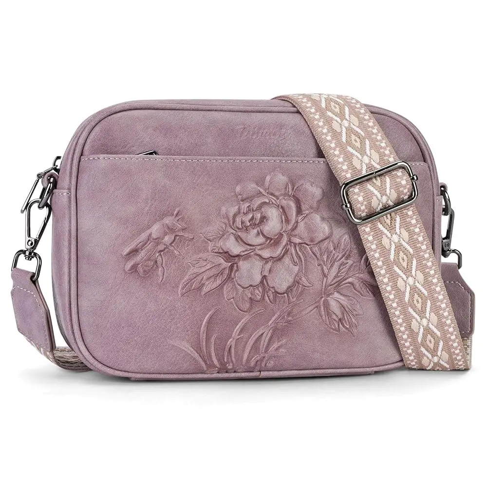 

Маленькие женские сумки через плечо, модные сумки из веганской кожи с тиснением, дорожные сумки через плечо с широким ремнем