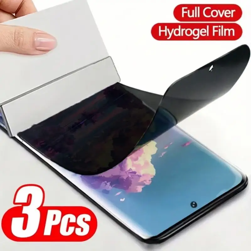 3Pcs Privacy Hydrogel Film For OPPO Reno16 15 14 Pro FS F 5G For Oppo A38 A18 A98 A58 A79 A78 A6 Pro A6s A60 Screen Protector