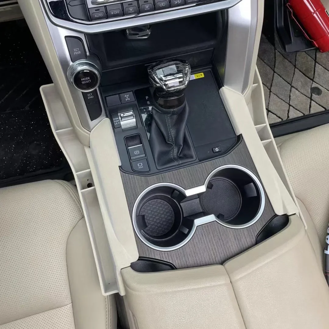 LC300 Car Velvet Interior Seat Crevice Card Phone Storage Box Organizer for to yo ta Land Cruiser 300 2022 2023 Accessories