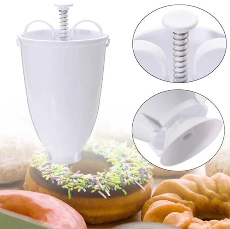 

Creative DIY Confectionery Pastry Mold Baking Tools Donut Maker Dispenser Waffle Makers Artifact Dessert Mold for Kitchen Gadget