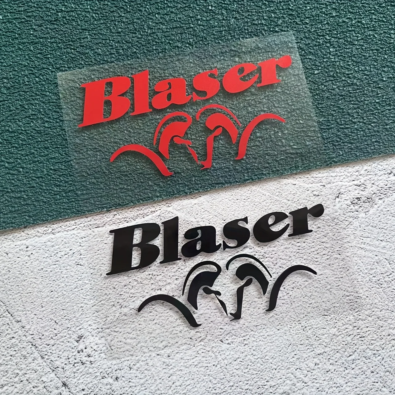 

1PC Blaser Waterproof Vinyl Stickers Red Black Hunting Pattern Decals For Car Rifle Outdoor Gear Exterior Decor Accessories