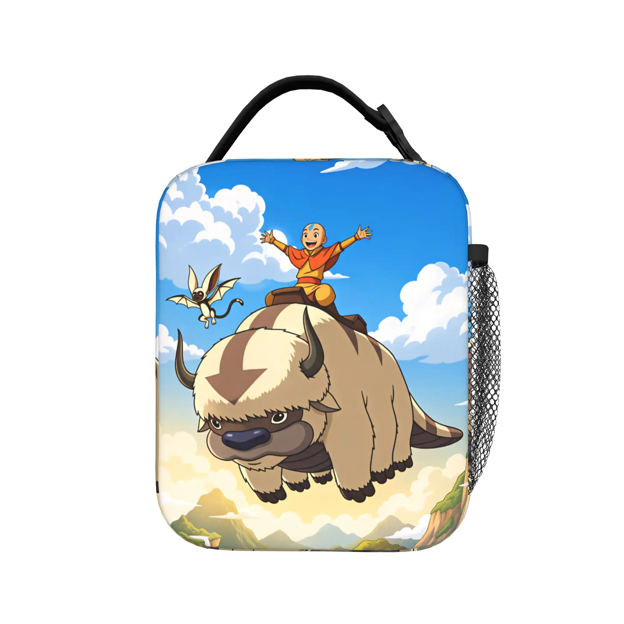 Avatar The Last Airbenders Lunch Bag For Women  Print Lunch Box Funny Office Cooler Bag Convenient Oxford Thermal Tote Handbags