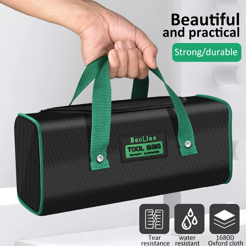 Multifunctional Tool Bag Oxford Cloth Storage Bag Waterproof Thickened Portable Electrician Handbag Professional Maintenance Bag