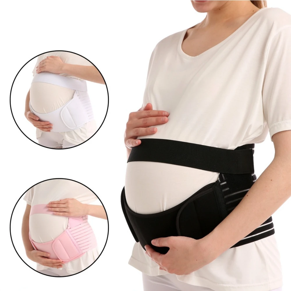 

Pregnant women during pregnancy belly belt waist decompression support prenatal protection belt postpartum abdominal belt black