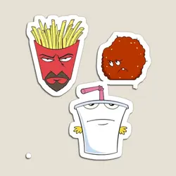 Aqua Teen Hunger Force Frylock Meatwad  Magnet Stickers Holder Colorful Refrigerator Home Toy Funny Cute for Fridge Organizer