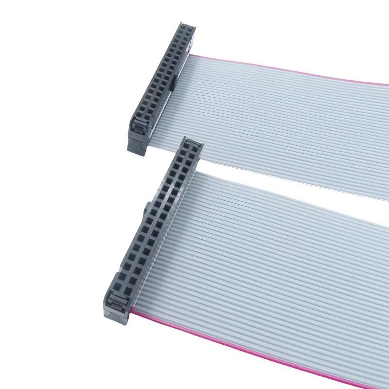 2.54MM Pitch FC-36PIN 2*18P 10/20/30/40/50/60CM/1M JTAG ISP DOWNLOAD CABLE Gray Flat Ribbon Data Cable FOR DC3 IDC BOX HEADER