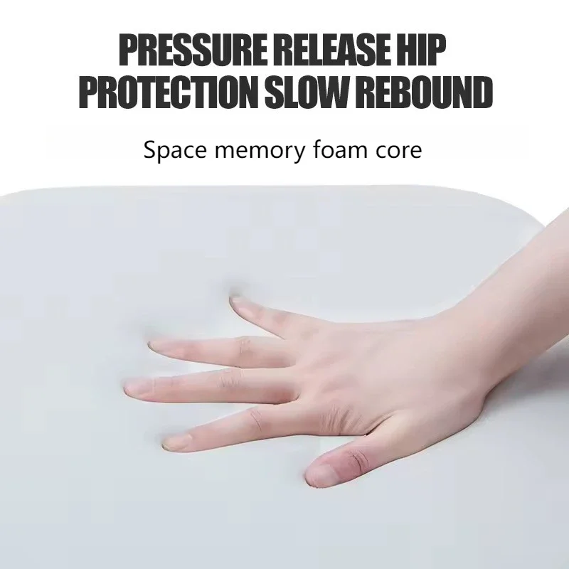 2026 New Universal Non-Slip Chair Cushion Solid Color Ultra Soft Slowly Rebound Memory Foam Seat Pad for Car Office School 쿠션