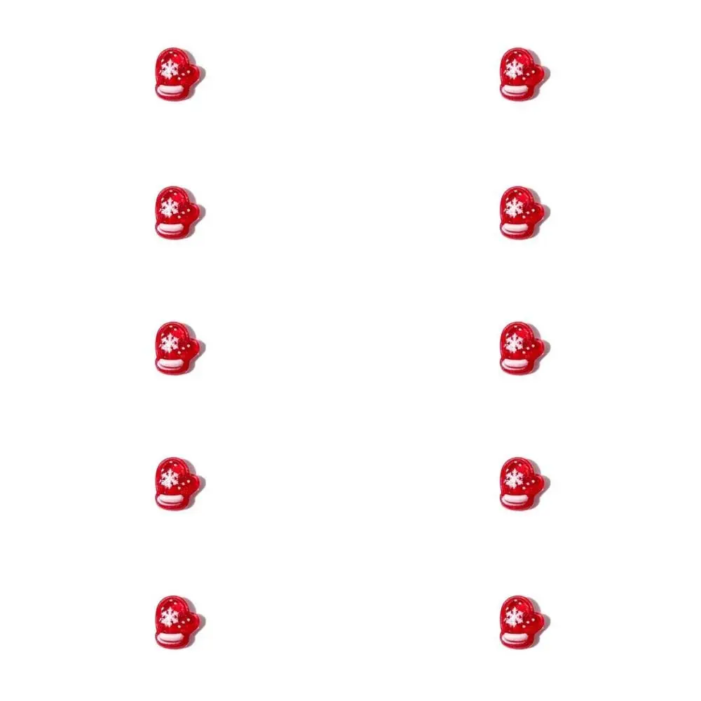 

10Pcs/set Nail Supplies Christmas Nail Decorations Xmas Nail Charms Manicure Ornaments Christmas Nail Accessories Santa Claus