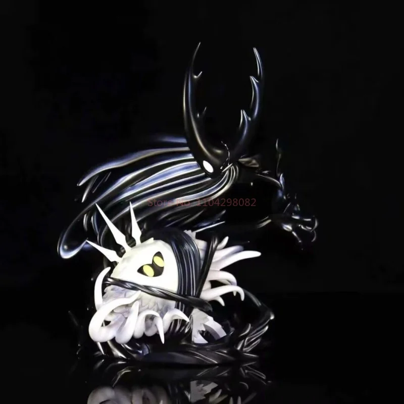 Nowa gra Hollow Knight: Kolekcjonuj Shade'a i Hollow Knighta - ruchoma figurka, model w stylu dark fantasy, statuetka, zabawka, dekoracja na biurko, prezent.