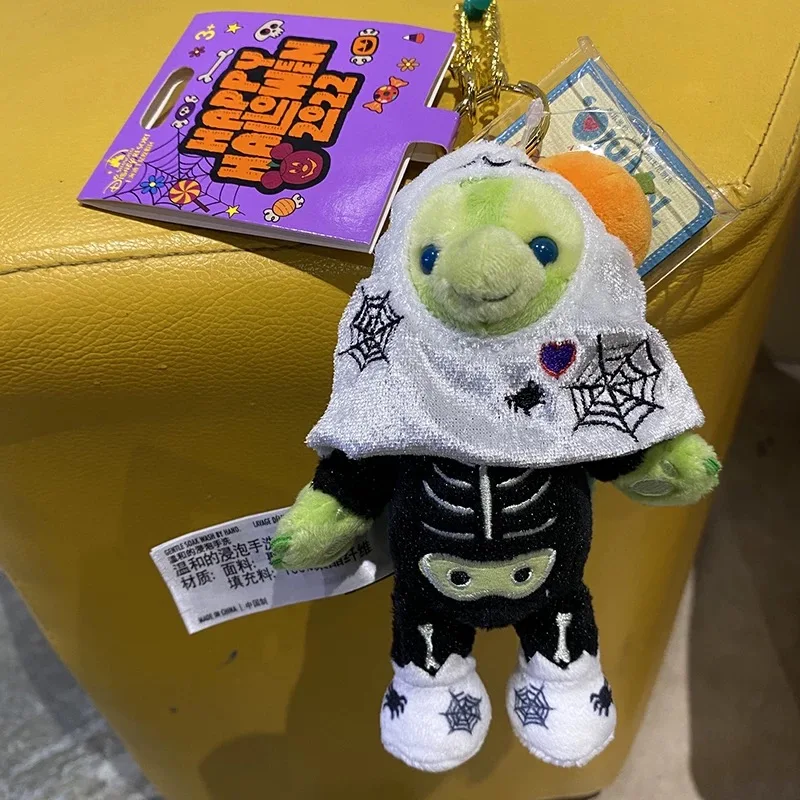Disney 2024 Halloween Ghost Olu Mel Duffy peluche rempli porte-clés fille sac à dos pendentif poupée décorative Couple Halloween jouet cadeaux