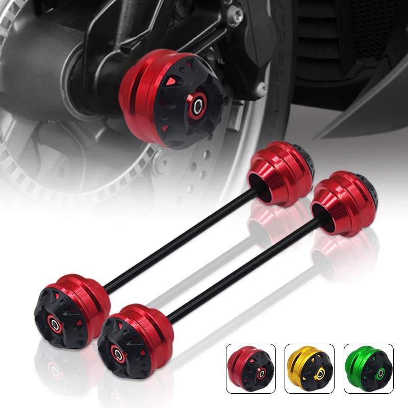 

Motorcycle Front Fork Axle Wheel Slider Cap Crash Falling Protector For multistrada1100 1100S 1200 1200S 1260/S 1200 1260 Endur