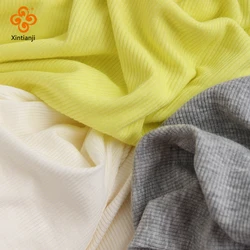 0.5/1/3/5 Meters Modal Spandex Rib Knit Fabric Soft Stretch Material For DIY Sewing Cloth Dress Vest Bottoming Shirt Fabric