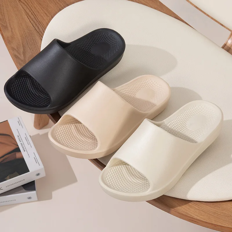 

Cool slippers women's summer, new couple home interior light and silent men's EVA non-slip