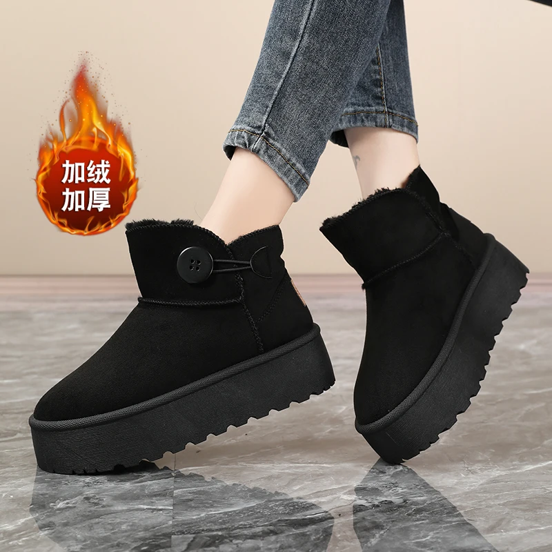 Classic Brand Winter Women Snow Boots Warm Outdoor Antiskid Women Boots Waterproof Platform Women Boots Home Women botas mujer