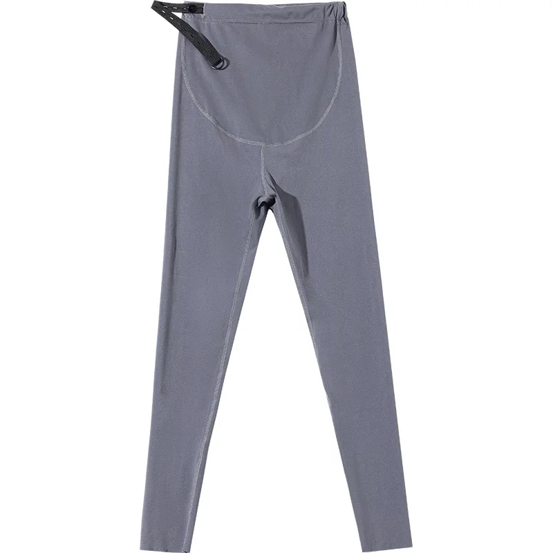 Lente Zomer Nylon Cropped Yogabroek Voor Moederschap Hoge Taille Ondersteuning Potlood Legging Voor Zwangere Vrouwen Y 2K Jeugdzwangerschap