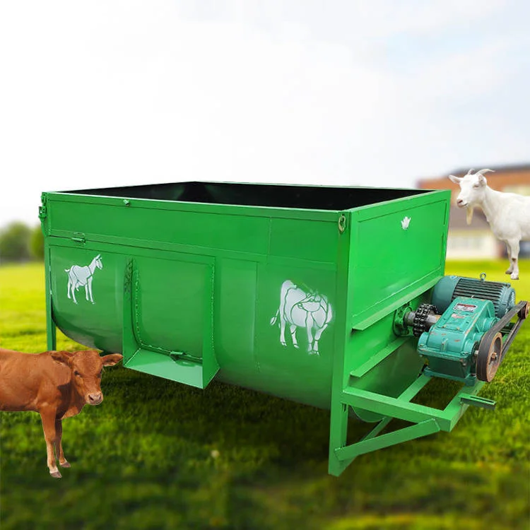 

Animal Feed Mixing Horizontal Poultry Grass Hay Mixer Price on Sale